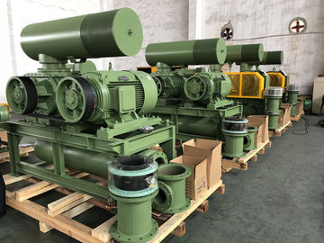 DN200 Trzygłosowy dmuchacz korzeni 30-132KW 80KPA Dmuchacz obrotowy chłodzący powietrze