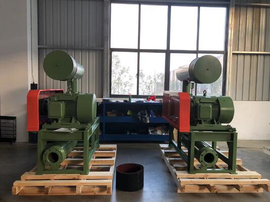 Root Rotary Lobe Blower z wodą chłodzącą 3 l/min, ciśnieniem rozładowania 60-100 KPA i mocą silnika 1,5-5,5 KW