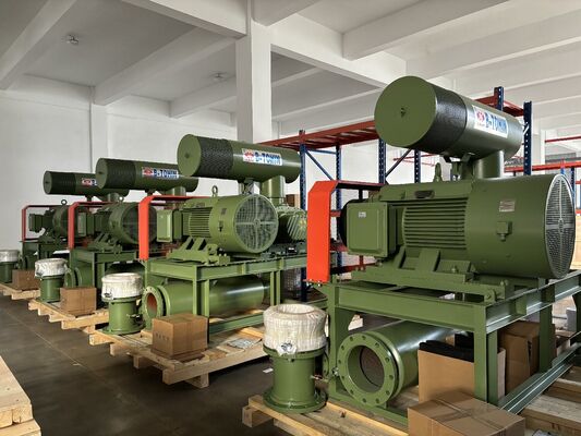 Root Rotary Lobe Blower z wodą chłodzącą 3 l/min, ciśnieniem rozładowania 60-100 KPA i mocą silnika 1,5-5,5 KW