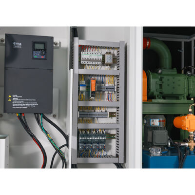 4-11KW, DN65, 2.2-4.8 m³/min, Samonapędowa dmuchawa śrubowa z BLG109B