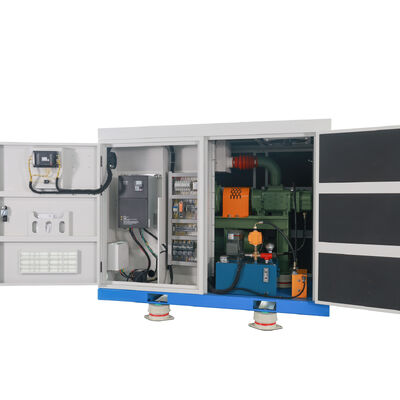 BLG360RB-II100-150 Kpa Ciśnienie,101.2-196.4m3/min Przepływ powietrza, prędkość 1800-3100 obrotów na minutę, zintegrowany inteligentny dmuchał śrubkowy