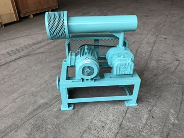 Niezawodna wydajność Niebieski kolor korzeni Lobe Blower / Roots Rotary Blower do różnych zastosowań