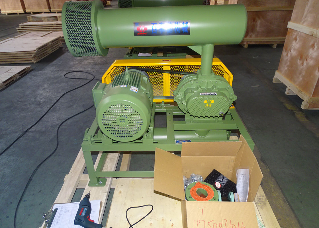 11kw 5,1m3 / min 60kpa Roots Rotary Lobe Dmuchawa 1750 obr./min Dn65 3 "Mała pojemność