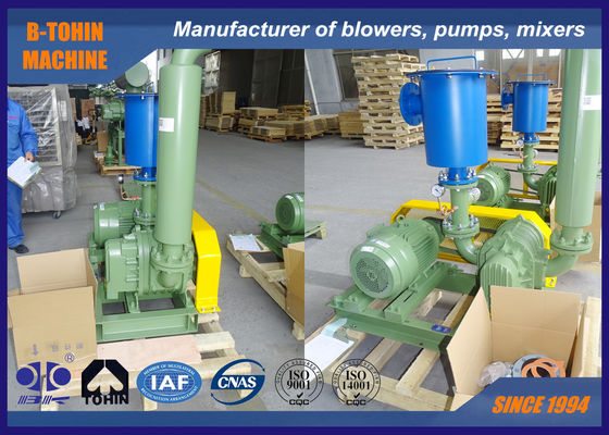 DN150 (6 ") 27,19m3 / min 45kw -70KPA Roots Pompa próżniowa dmuchawy