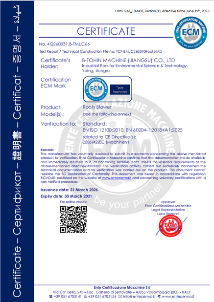 Chiny B-Tohin Machine (Jiangsu) Co., Ltd. Certyfikaty